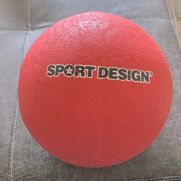 8.5 Inch Red Playground Ball - Picture 2 of 3